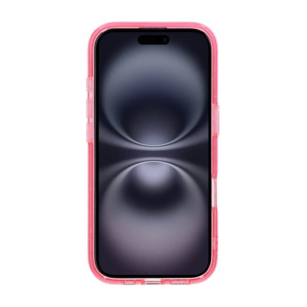 Rvelon iPhone 16 Pro Skal Glitter MagSafe Rosa