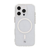 Rvelon iPhone 16 Pro Skal Glitter MagSafe Vit