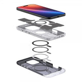 Spigen iPhone 16 Pro Skal Classic C1 MagFit Graphite
