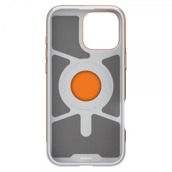 Spigen iPhone 16 Pro Skal Classic C1 MagFit Tangerine
