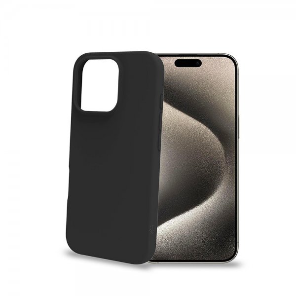 Celly iPhone 16 Pro Skal CROMO Svart