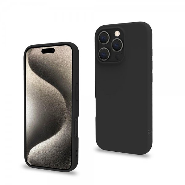 Celly iPhone 16 Pro Skal CROMO Svart