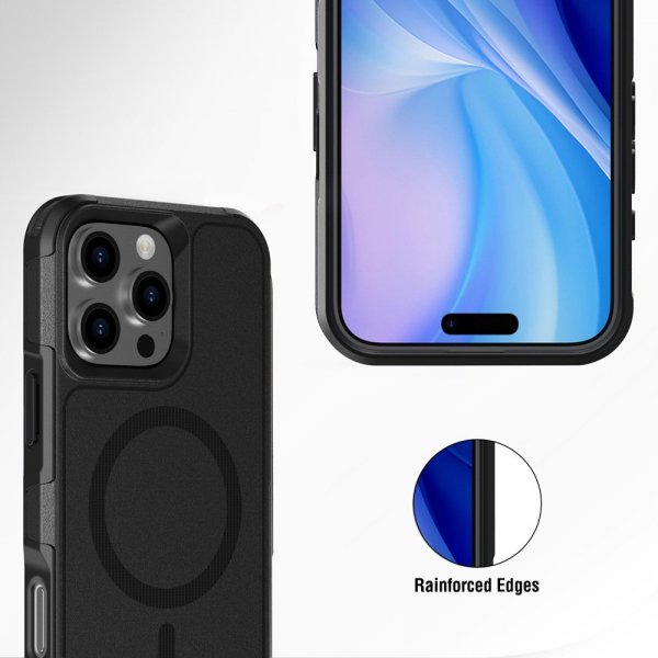 4smarts iPhone 16 Pro Skal Defend Case Ultimag Svart