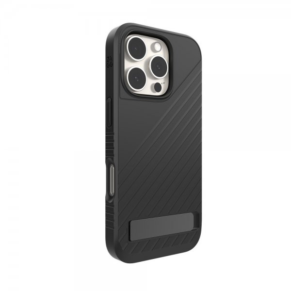 ZAGG iPhone 16 Pro Skal Denali Snap Kickstand Svart
