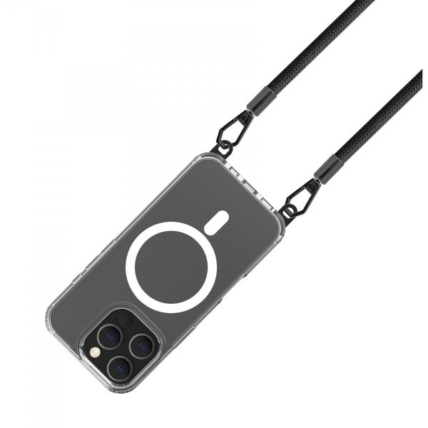 Celly iPhone 16 Pro Skal Freedom Necklace MagSafe Transparent