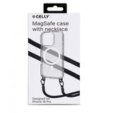 Celly iPhone 16 Pro Skal Freedom Necklace MagSafe Transparent