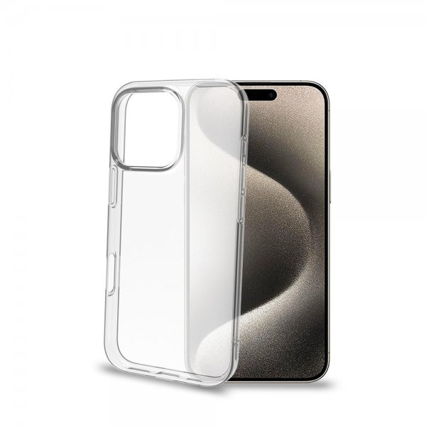 Celly iPhone 16 Pro Skal GELSKIN Transparent