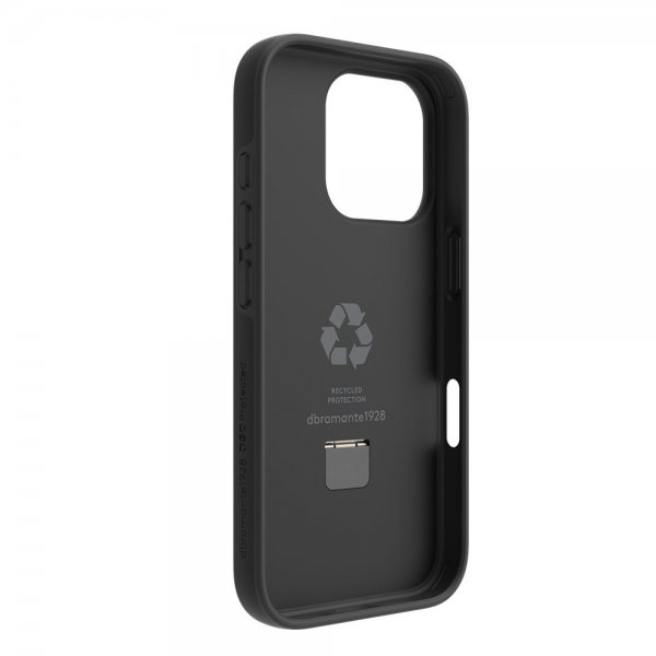 dbramante1928 iPhone 16 Pro Skal Iceland Ultra D3O MagSafe Kickstand Svart