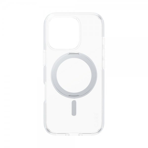 CARE by PanzerGlass iPhone 16 Pro Skal Kickstand MagSafe Silver