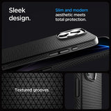 Spigen iPhone 16 Pro Skal Liquid Air T MagFit Matte Black