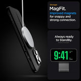 Spigen iPhone 16 Pro Skal Liquid Air T MagFit Matte Black