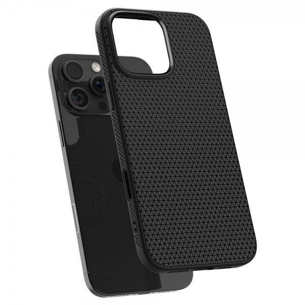 Spigen iPhone 16 Pro Skal Liquid Air T MagFit Matte Black