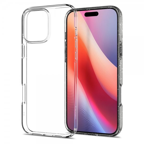 Spigen iPhone 16 Pro Skal Liquid Crystal Glitter Crystal Quartz