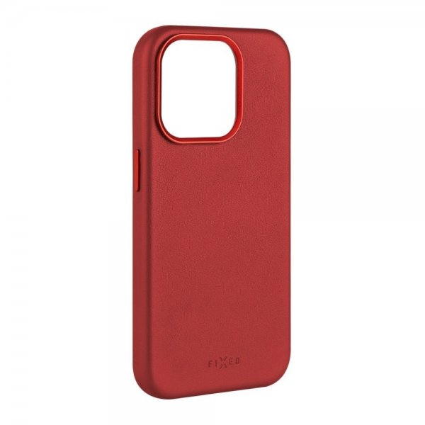Fixed iPhone 16 Pro Skal MagLeather Röd