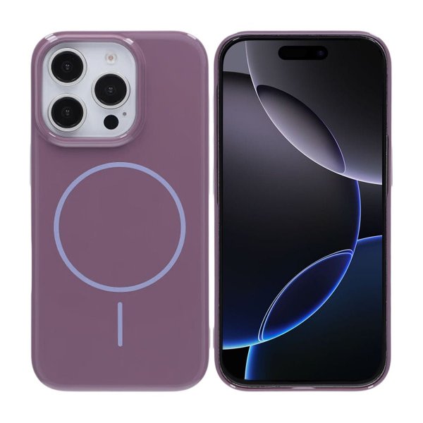 iPhone 16 Pro Skal TPU MagSafe Blank Lila