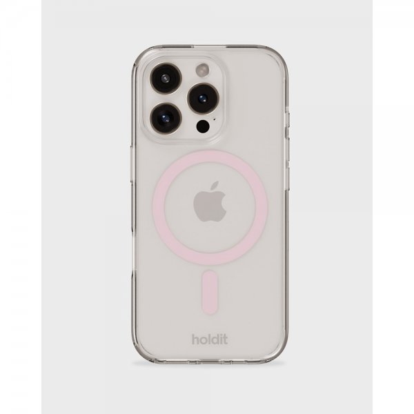 holdit iPhone 16 Pro Skal MagSafe Case Rosa