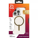 ZAGG iPhone 16 Pro Skal Milan Snap Gold Glitter