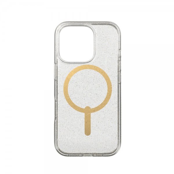 ZAGG iPhone 16 Pro Skal Milan Snap Gold Glitter