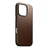 Nomad iPhone 16 Pro Skal Modern Leather Case Brun