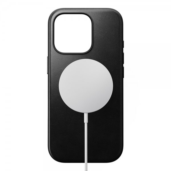 Nomad iPhone 16 Pro Skal Modern Leather Case Horween Svart
