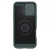 Spigen iPhone 16 Pro Skal Optik Armor MagFit Abyss Green