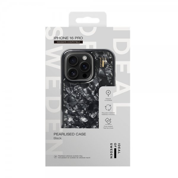 Ideal of Sweden iPhone 16 Pro Skal Pearlised Case MagSafe Svart