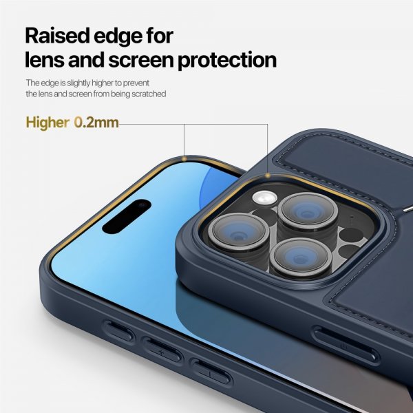 Dux Ducis iPhone 16 Pro Skal Rafi II Series MagSafe Blå
