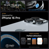 Spigen iPhone 16 Pro Skal Rugged Armor MagFit Grå