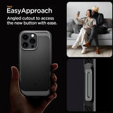 Spigen iPhone 16 Pro Skal Rugged Armor MagFit Matte Black