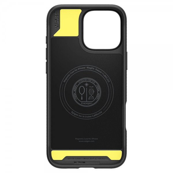 Spigen iPhone 16 Pro Skal Rugged Armor MagFit Matte Black