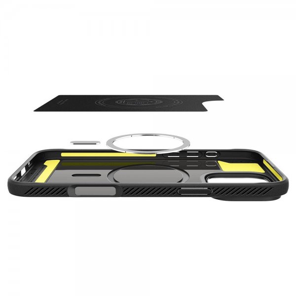 Spigen iPhone 16 Pro Skal Rugged Armor MagFit Matte Black