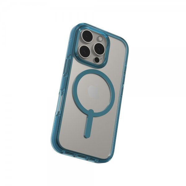 ZAGG iPhone 16 Pro Skal Santa Cruz Snap Retro Blue