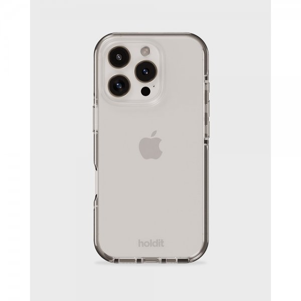 holdit iPhone 16 Pro Skal Seethru Vit