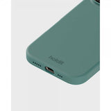 holdit iPhone 16 Pro Skal Silikon Moss Green