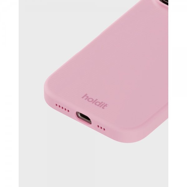 holdit iPhone 16 Pro Skal Silikon Rosa