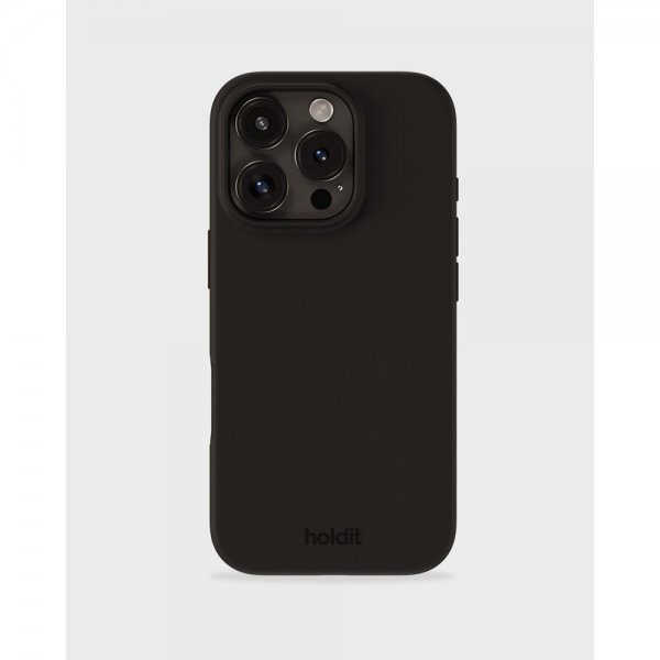 holdit iPhone 16 Pro Skal Silikon Svart