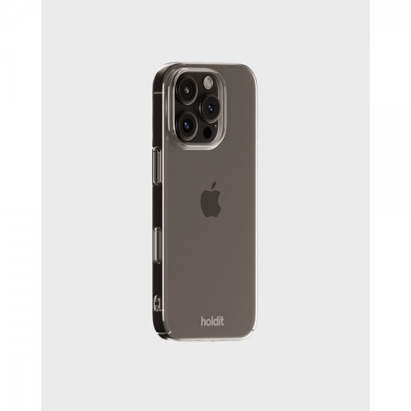 holdit iPhone 16 Pro Skal Slim Case Transparent