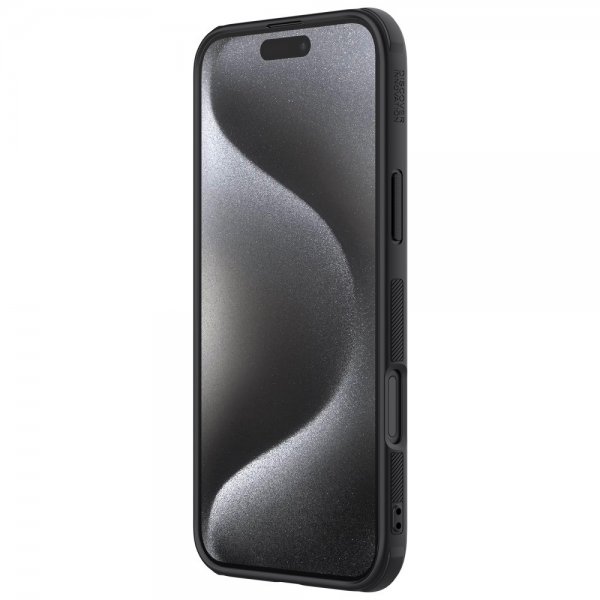 Nillkin iPhone 16 Pro Skal Super Frosted Shield Pro MagSafe Svart