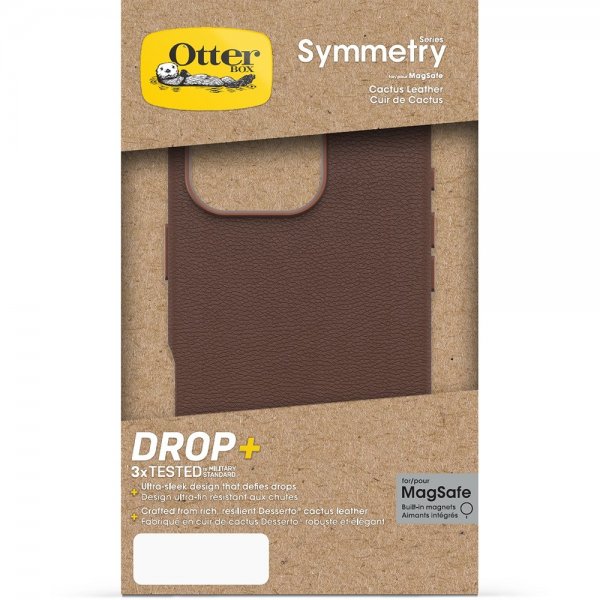 Otterbox iPhone 16 Pro Skal Symmetry Cactus Leather MagSafe Rich Adobe