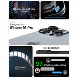 Spigen iPhone 16 Pro Skal Thin Fit MagFit Svart