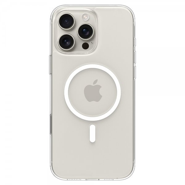 Spigen iPhone 16 Pro Skal Thin Fit T MagFit Clear White