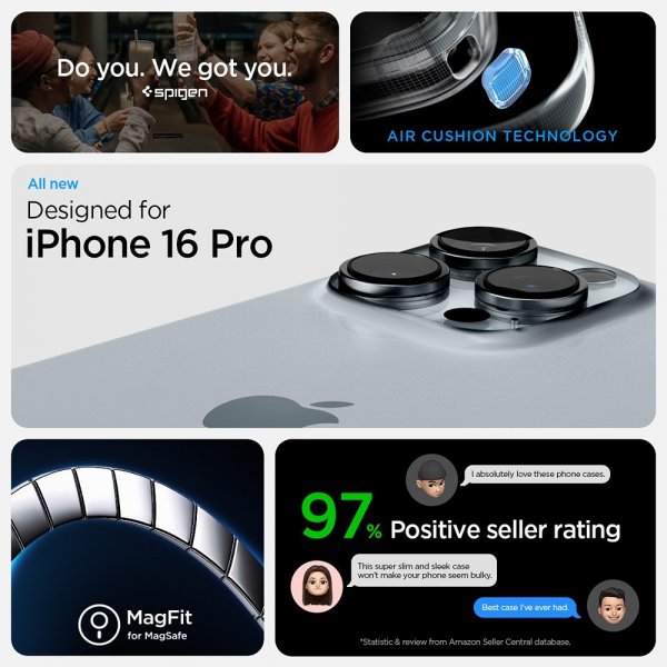 Spigen iPhone 16 Pro Skal Tough Armor MagFit Abyss Green