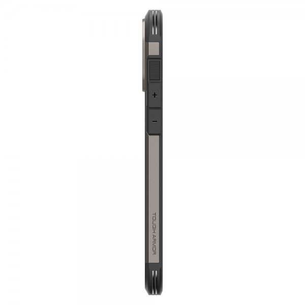 Spigen iPhone 16 Pro Skal Tough Armor MagFit Gunmetal