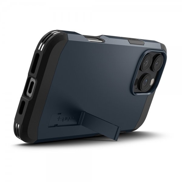 Spigen iPhone 16 Pro Skal Tough Armor MagFit Metal Slate