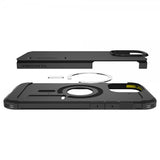 Spigen iPhone 16 Pro Skal Tough Armor MagFit Svart