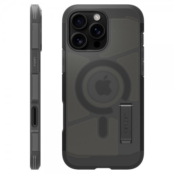 Spigen iPhone 16 Pro Skal Tough Armor T MagFit Frost Black