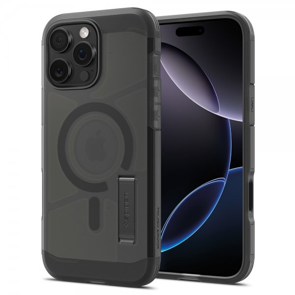 Spigen iPhone 16 Pro Skal Tough Armor T MagFit Frost Black