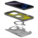 Spigen iPhone 16 Pro Skal Tough Armor T MagFit Frost Black