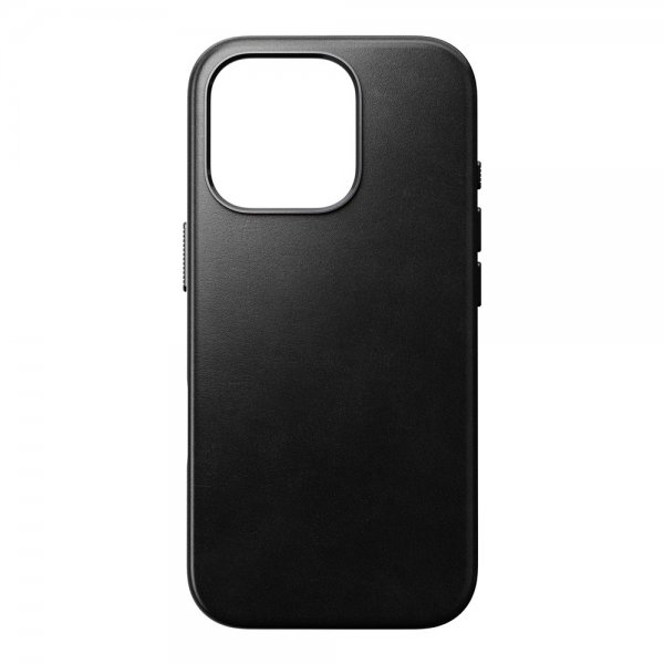 Nomad iPhone 16 Pro Skal Traditional Leather Case Horween Svart