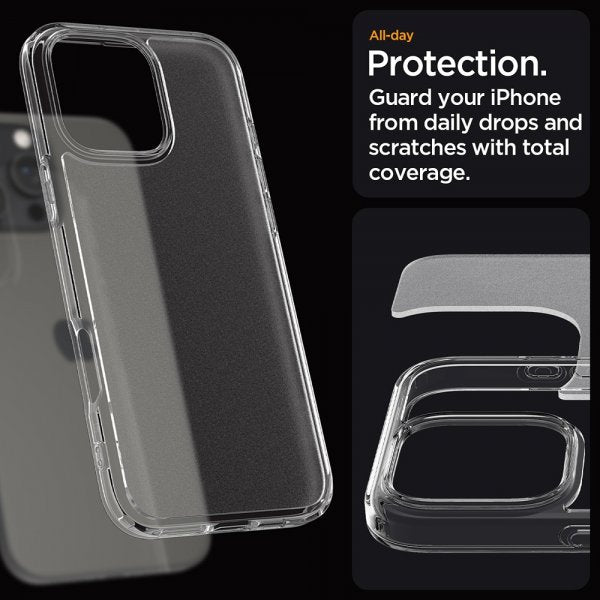 Spigen iPhone 16 Pro Skal Ultra Hybrid Frost Clear